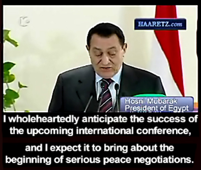 mubarak olmert