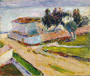 Landscape, the Pink Wall