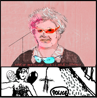 Madame Kelner in Awagne 1943 WW2