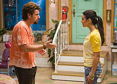 Adam Sandler and Emmanuelle Chriqui