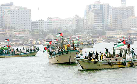 Two boats of seafaring activists reach Gaza shore