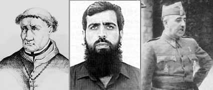 Tomás de Torquemada, Salah Shehadeh and General Franco