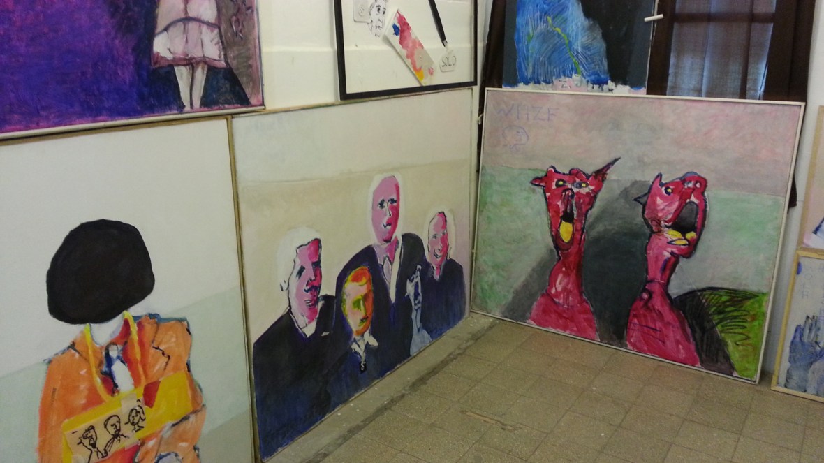 "My atelier" in Z.W. 1941