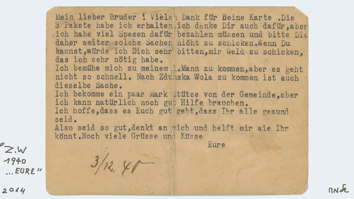 The Postcard "Eure" 1940