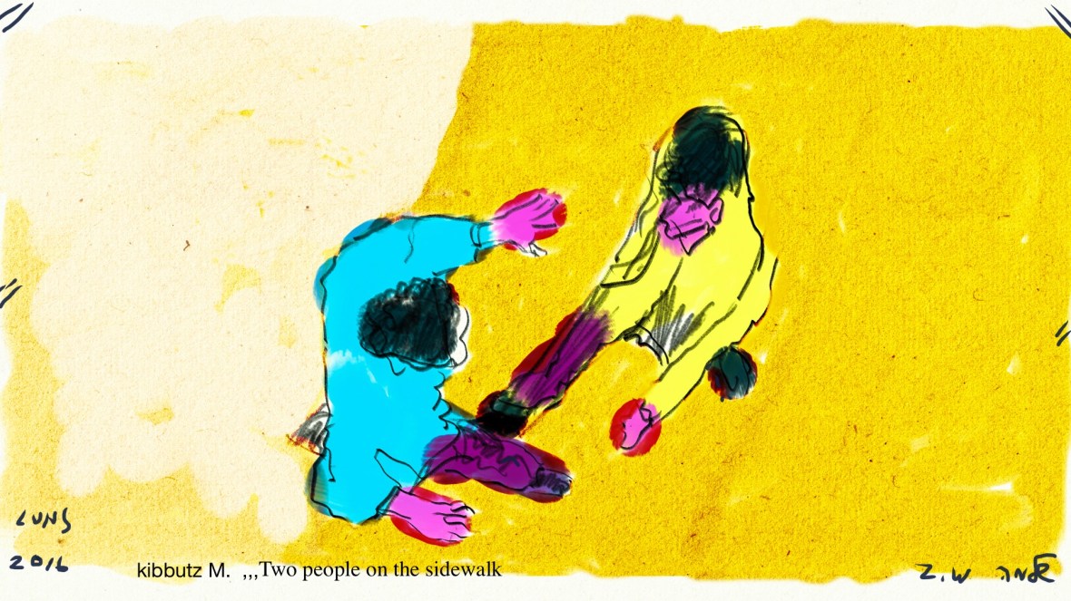 sidewalk on satellite earth